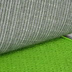 Toaleta para mascotas con 2 mantas de hierba, tabletilla para el entrenamiento en la cacerola, toaleta para cachorros Indoor Outdoor, verde 67 x 41 cm