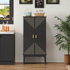 Gabinete de cocina de 120X59X30cm, gabinete, bufete, gabinete de almacenamiento de dos puertas con capacidad para colgar la puerta, gabinete de almacenamiento en estilo vintage, ideal para la cocina, comedor, salón y pasillo