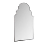 Espejo rectangular de 61x101CM, espejo rectangular plateado, espejo de pared con marco de metal, espejo de baño para la pared, para el baño, la sala de estar, la decoración de la pared del dormitorio