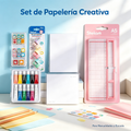 Set de Papelería Creativa - Tampones, Pintura, Notas y Cortador A5