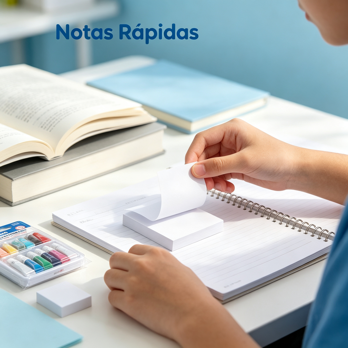 Set de Papelería Creativa - Tampones, Pintura, Notas y Cortador A5