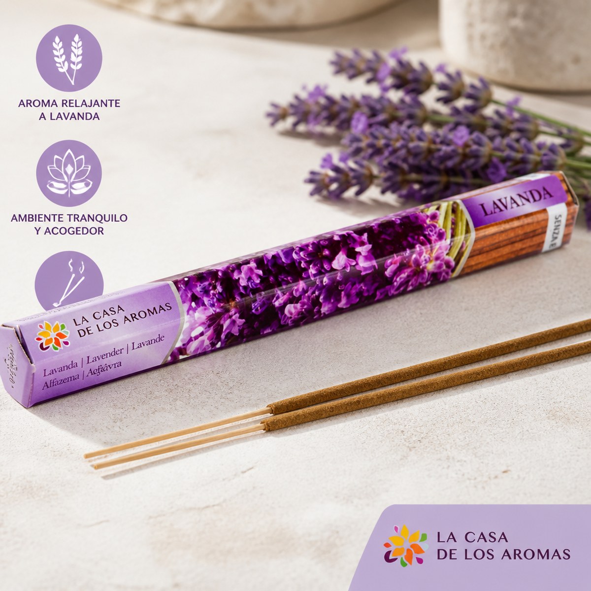 Incensos de Lavanda La Casa de los Aromas