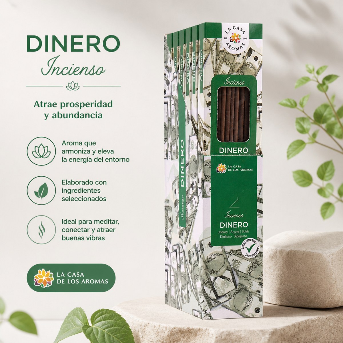 Incienso Dinero La Casa de los Aromas
