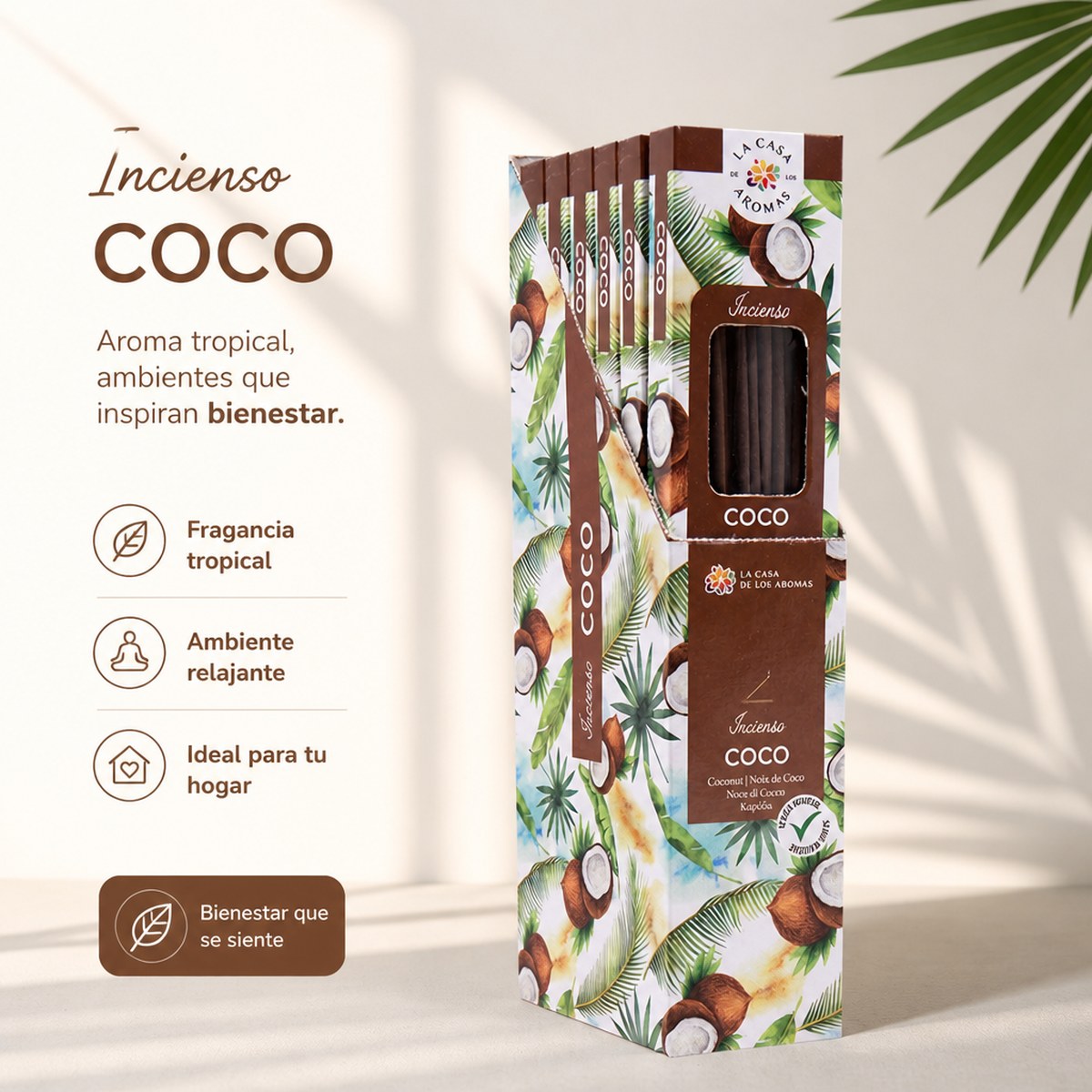 Incienso de Coco La Casa de los Aromas