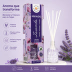 Difusor de Varitas Mikado Lavanda, 50ml de La Casa de los Aromas