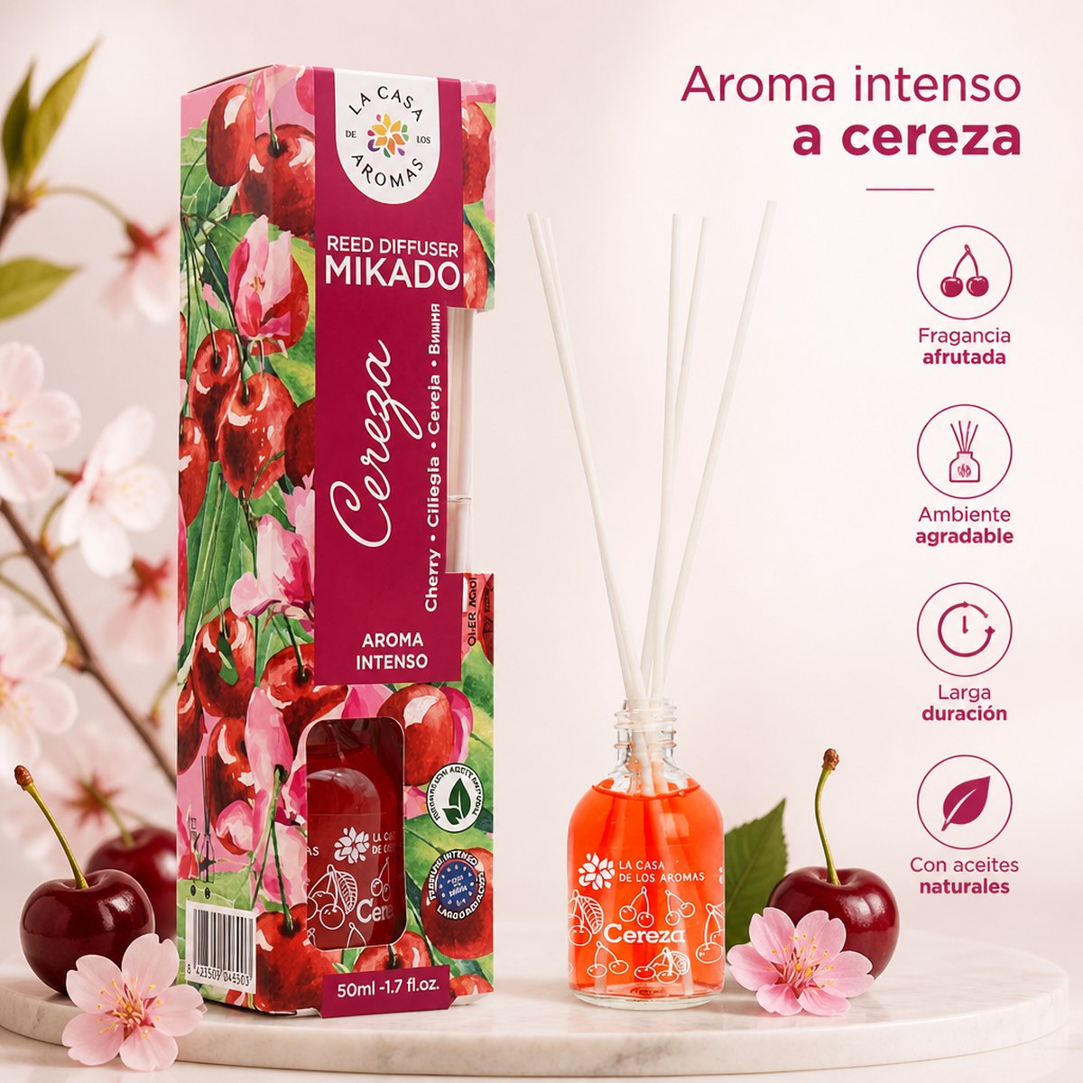 Difusor de Vaho Cereza La Casa de los Aromas