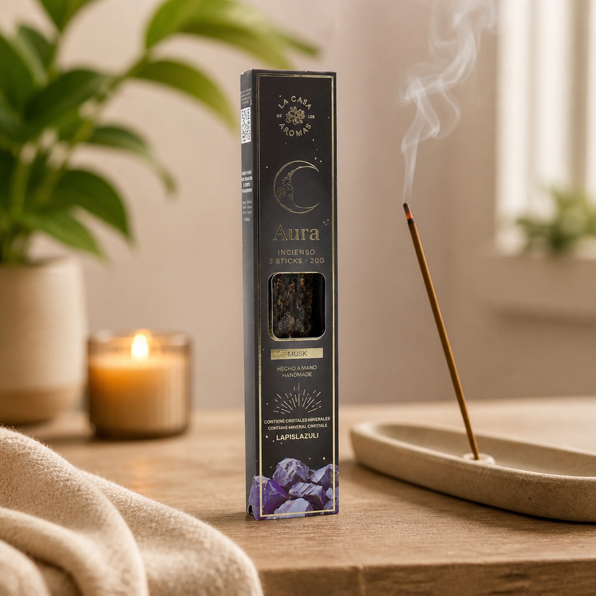 Incienso Aura Musk Lapis Lazuli