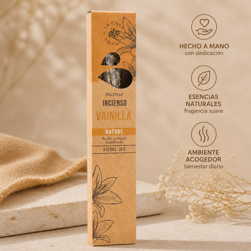 Incienso Vainilla Natural La Casa de los Aromas