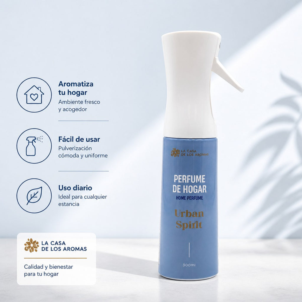 Perfume de Hogar La Casa de los Aromas Urban Spirit 300ml