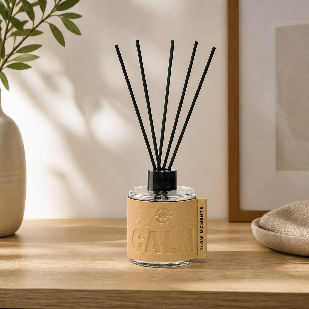 Difusor de Aroma Tranquilo con Varetas Negras