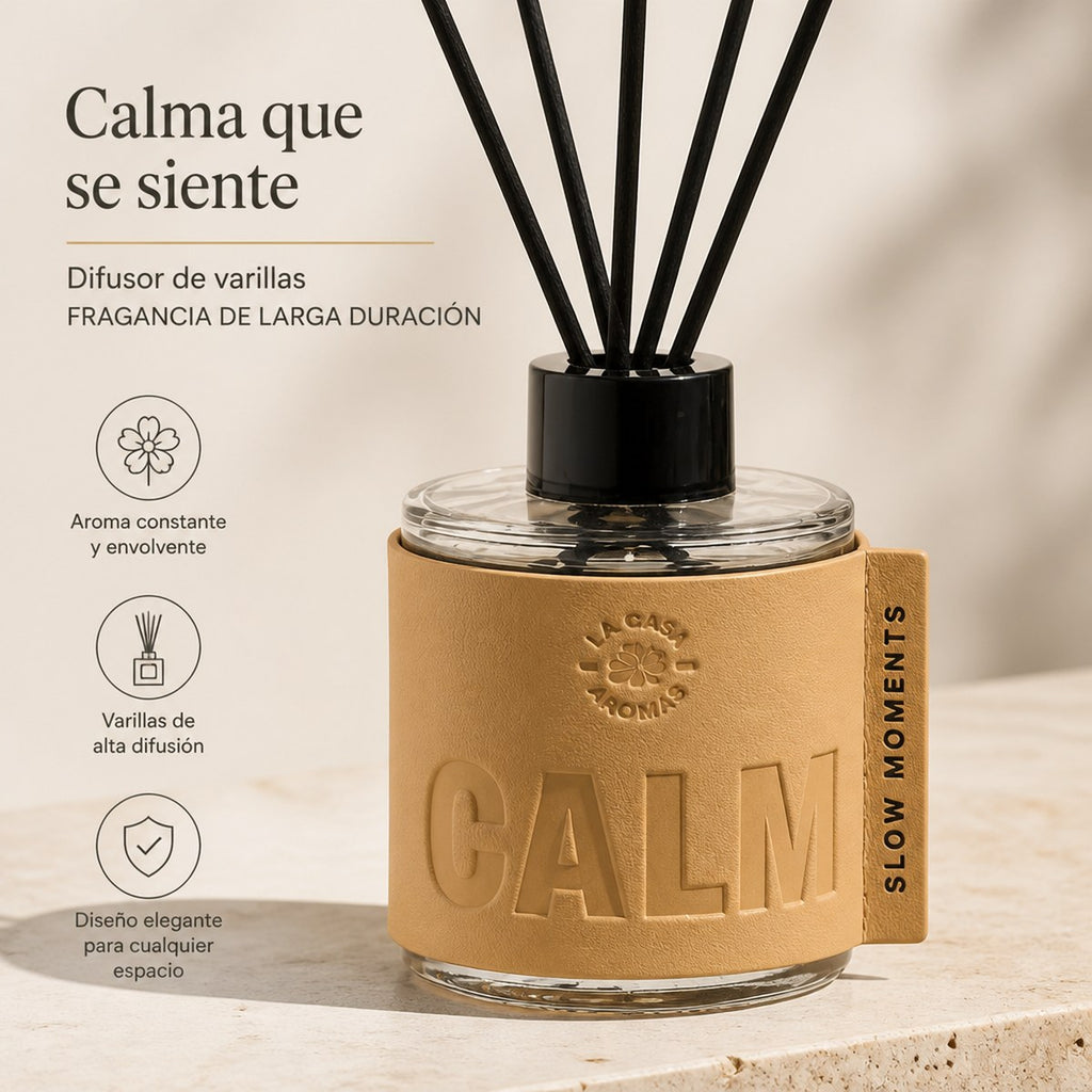 Difusor de Aroma Tranquilo con Varetas Negras