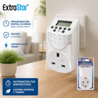 Temporizador Digital ExtraStar de 24 Horas