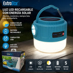 Linterna LED portátil solar ExtroStar