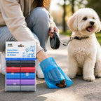 Bolsas para excrementos de perros DZL, 20 rollos