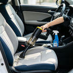 Kit de Limpieza y Protección para Coche - Aspirador Portátil + Funda + Limpiador + Ambientador