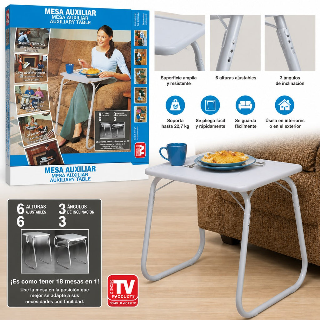 Mesa Auxiliar Ajustable - Portátil
