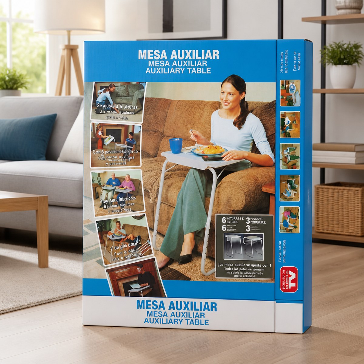 Mesa Auxiliar Ajustable - Portátil