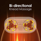 Masajeador abdominal inteligente con masaje de amasamiento humano en 360°, temperatura constante, luz roja y calor, ajuste de intensidad en 3 etapas para relajación profunda y bienestar doméstico