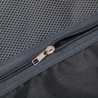 Set de maletas con ruedas ABS de 2 piezas de 14"/19" con candado numérico y bolso de cosméticos de 14" (azul oscuro)