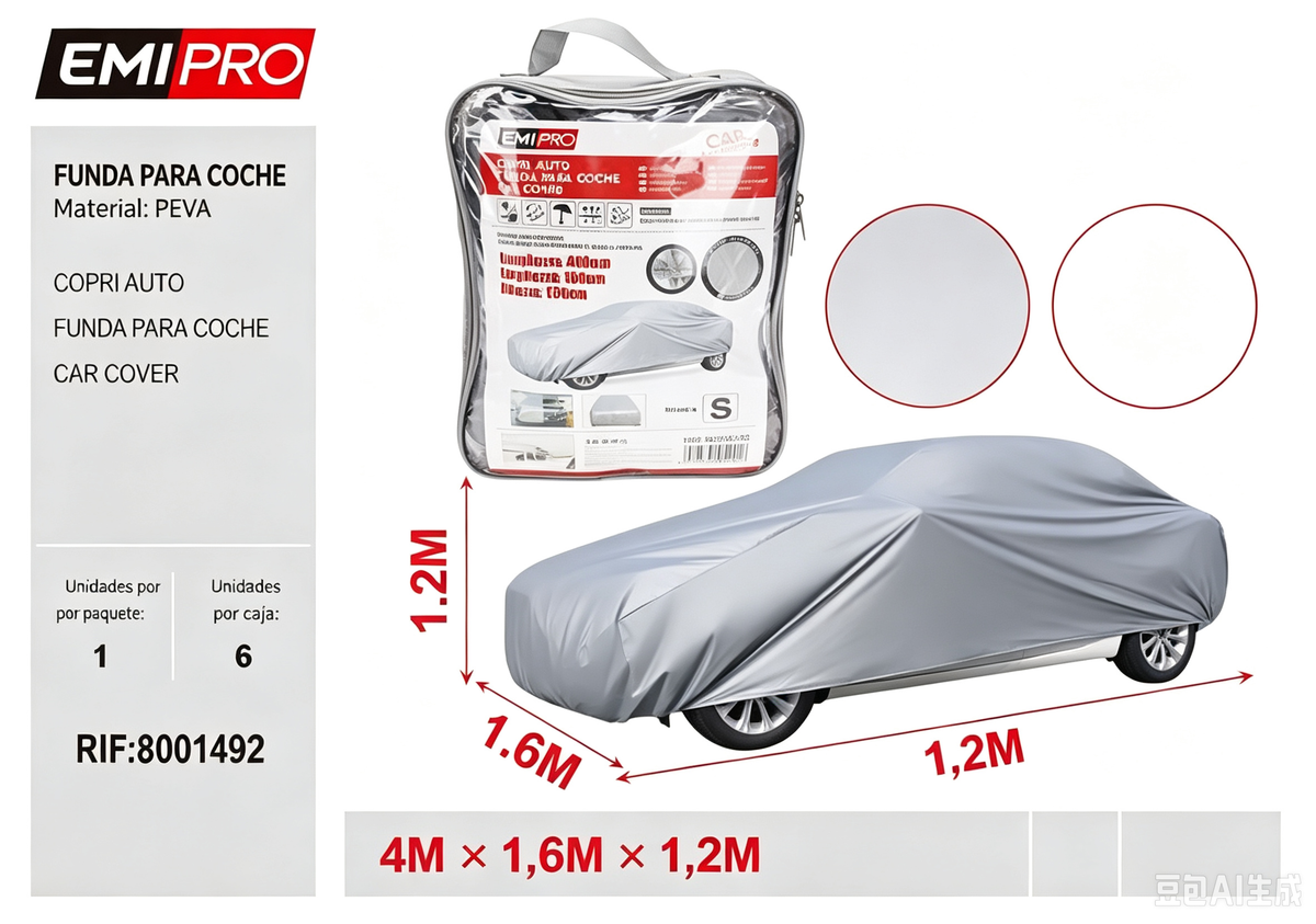 Funda para Coche Copólimero EVA | Antipolvo y Lluvia | Exterior