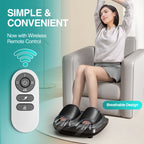 Masajeador de pies HG01-A DC12V 24W con 3 niveles de intensidad, vibración caliente y envolvente de presión de aire, cubierta desmontable y lavable, protección contra sobrecalentamiento, temporizador de 15 minutos para aliviar la fasciitis plantar