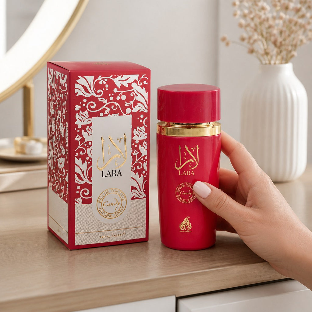 Eau de Toilette Ard Al Zahrat Lara | 100 ml | Fragancia Delicada | Unisex