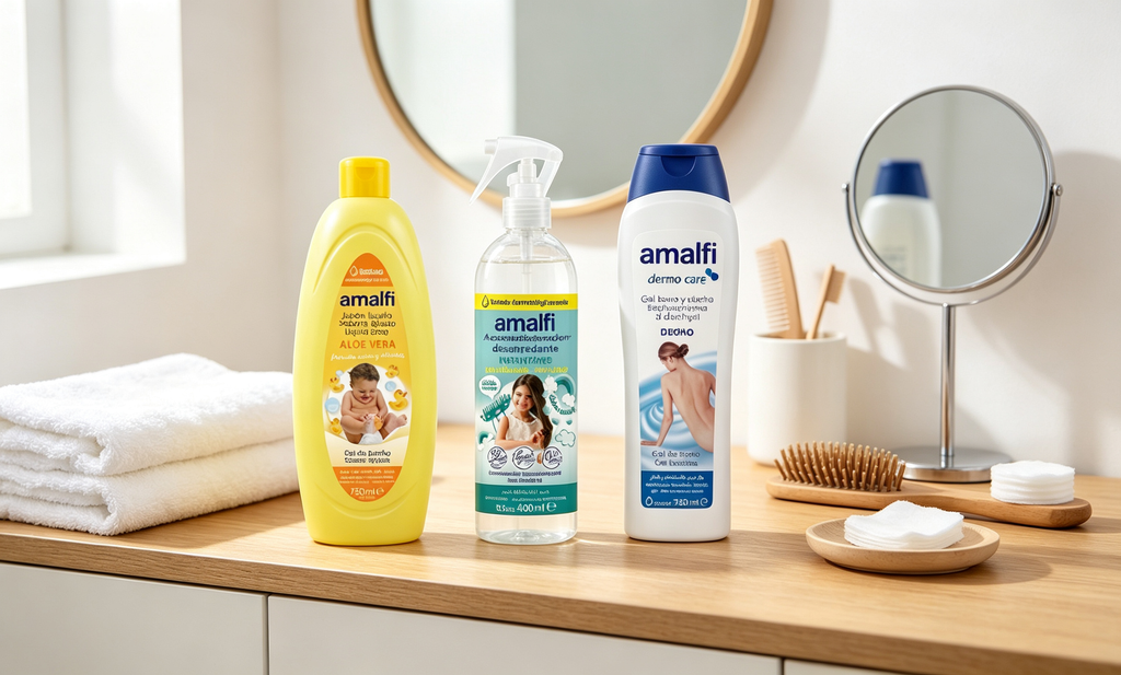 Set Higiene y Cuidado Personal 3 en 1 - Jabón Bebé Aloe Vera + Spray Acondicionador + Gel Ducha Dermo