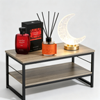 Set Decoración Oriental Premium 4 en 1 - Mesa de Centro + Perfume Fire + Mikado Soul + Lámpara Luna