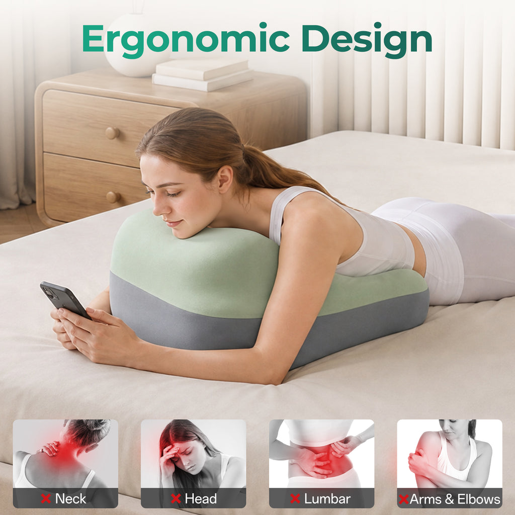 Sexkissen para Parejas – Liebeskissen, Intimkissen & Erotik Keilkissen Memory - Schaum, Sex Kissen para Posiciones Intimas & Sexstellungen, Liebeskissen para Sex, Paar Kissen, grüngrau