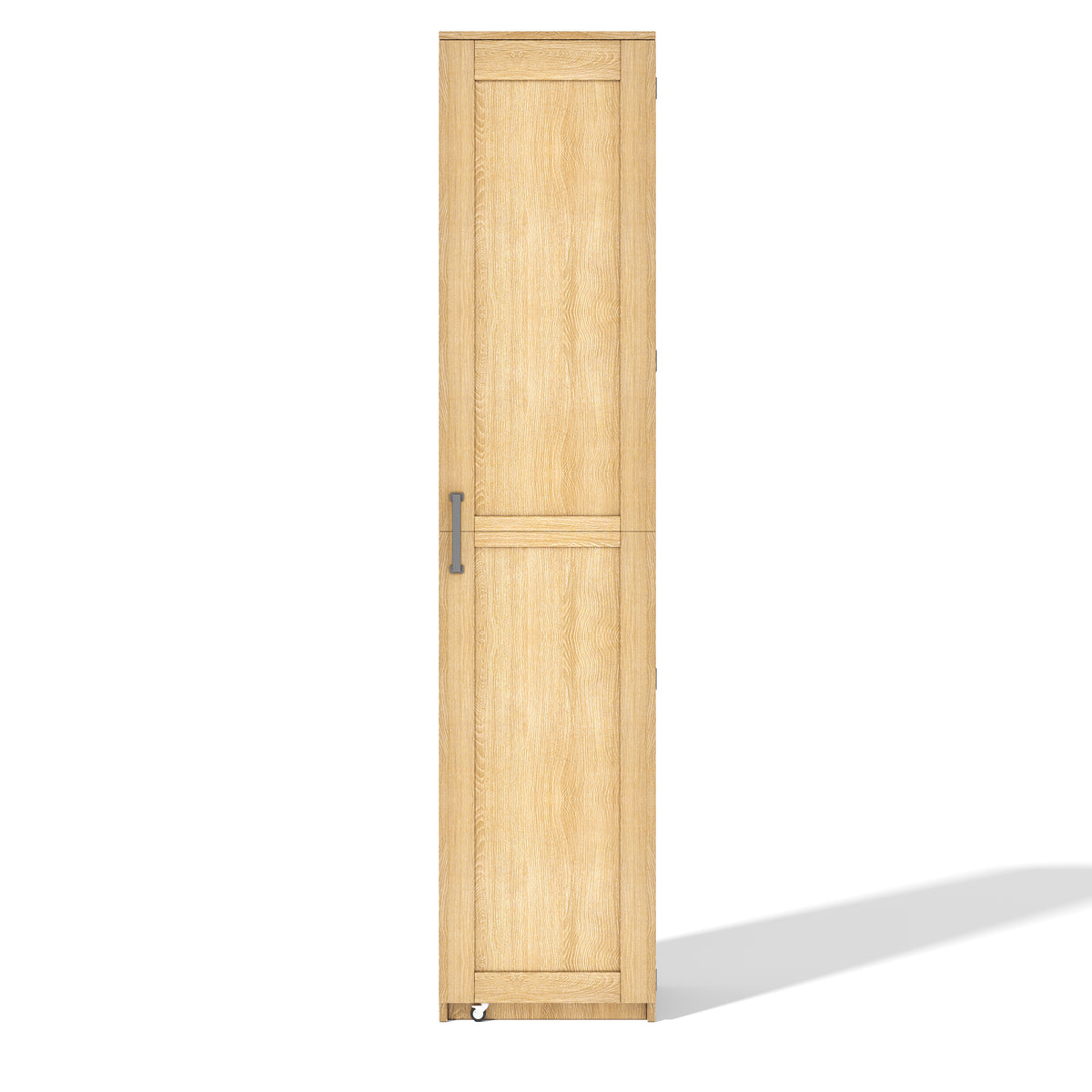 Armario de cocina, armario de almacenamiento alto con soportes para puertas y tabiques de empotramiento ajustables, armario de provisiones para salón, comedor y baño, 40 × 40× 183 cm