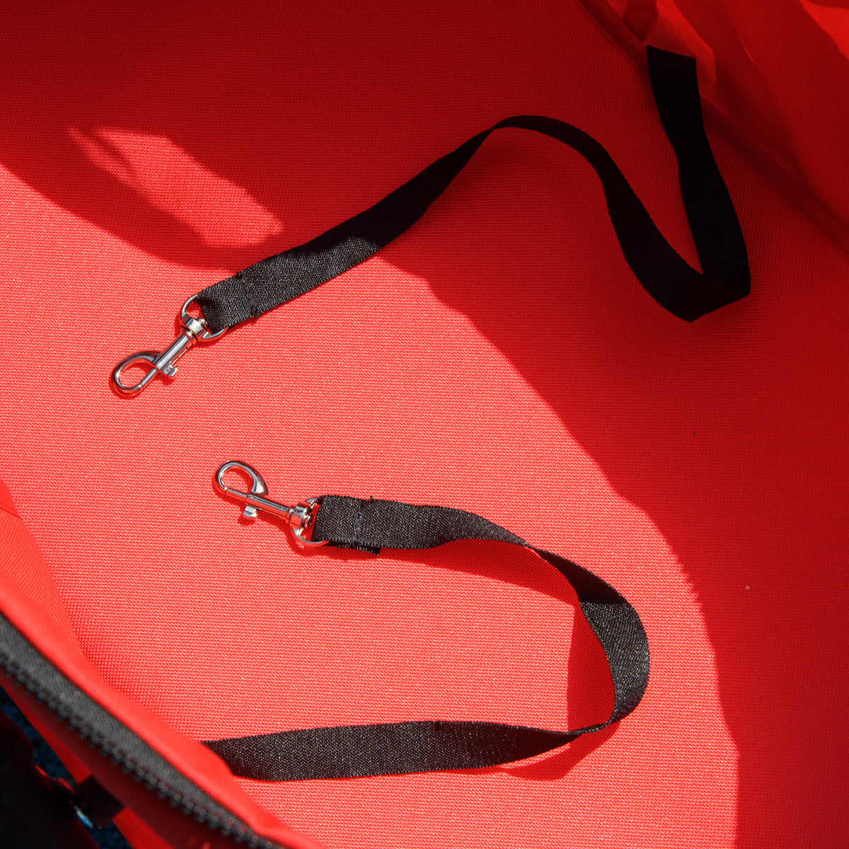 Cochecito para mascotas plegable Oxford Rojo 67x45x96cm para pequeños perros y gatos