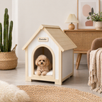 Casa para mascotas de madera para el interior – Casa para gatos de madera FSC® Solid Wood Furniture for Small Pets, Scandinavian Pet Shelter Katzenhaus & Hundehütte aus Holz – Skandinavische Tiermöbel aus FSC® Massivholz für kleine Hausti