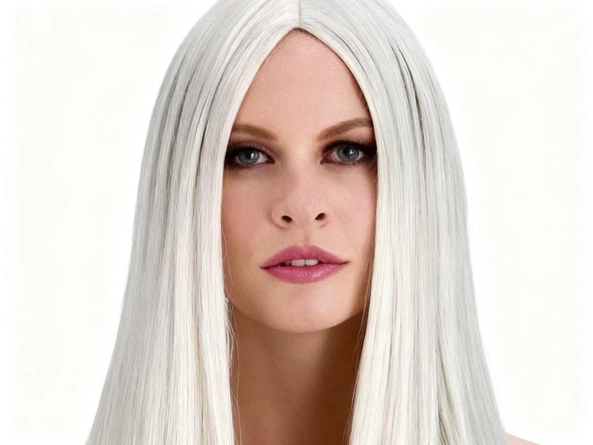 Peluca Blanca para Halloween