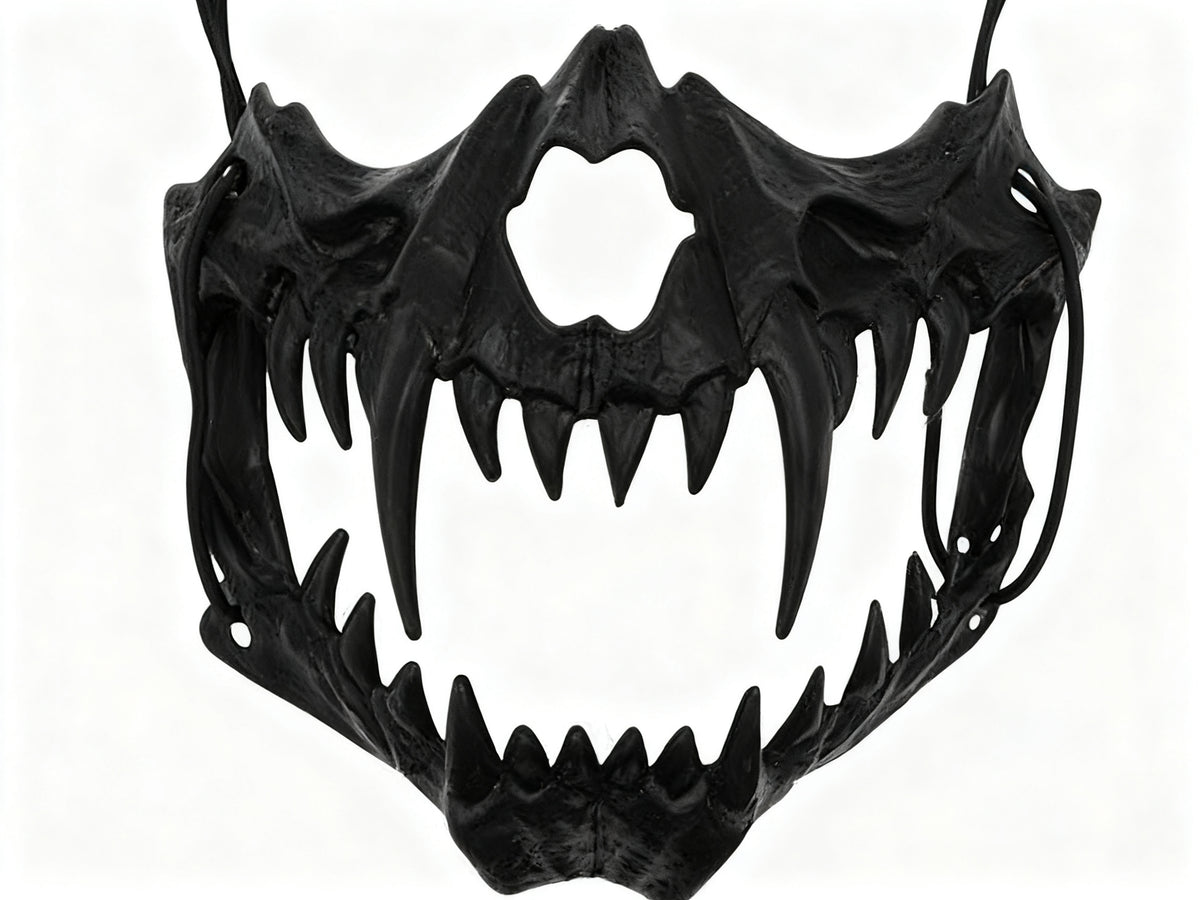 Mascarilla Colmillos Halloween 1 Unidad