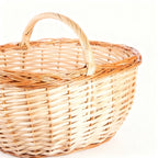 Cesta Mimbre Bicolor 45x33cm