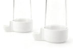 Pack 2 Bebederos Transparentes para Pájaros