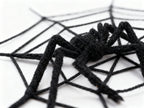 Decoración de Telaraña Negra para Halloween