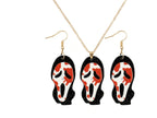 Collar y Pendientes de Halloween