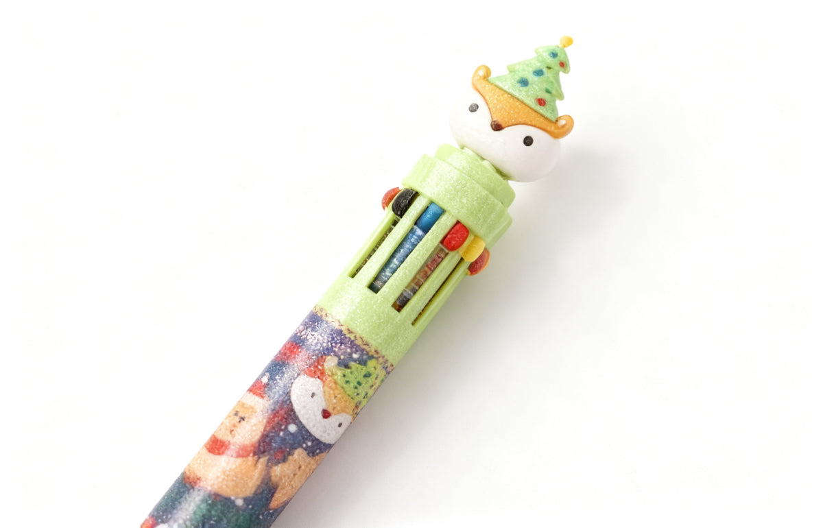 Set de 30 Bolígrafos Multicolor Navideños