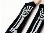 Guantes sin dedos de Halloween