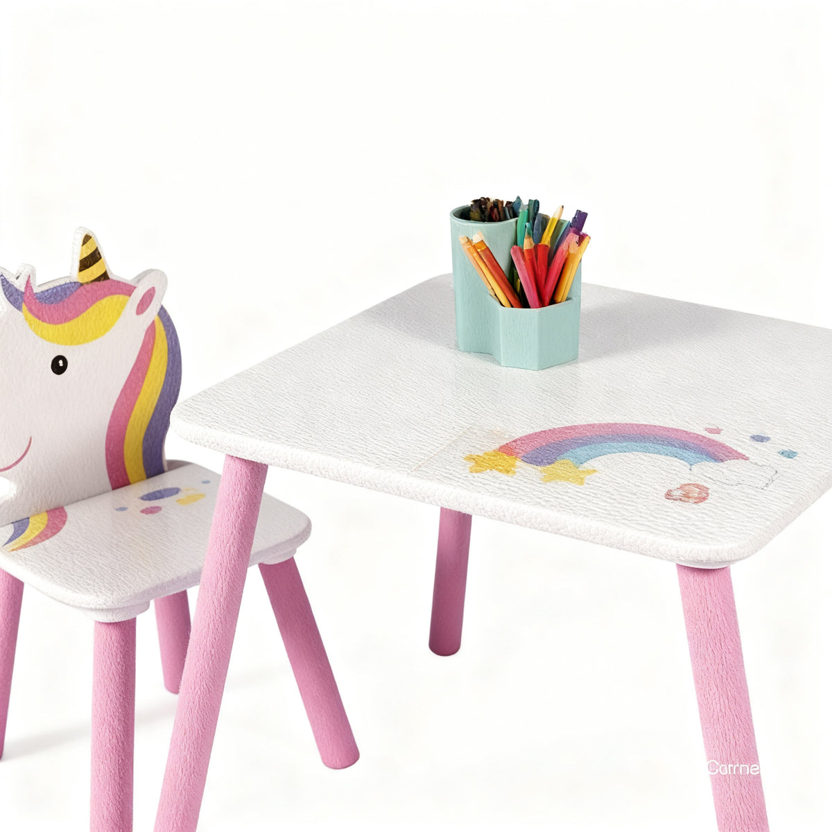 JUDY WILD SWEET LICORNE MESA Y 2 SILLAS