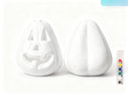 Calabaza Hueca Halloween con Set de Pintura (2 Piezas)