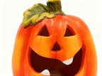 Figura de Cerámica de Calabaza para Halloween