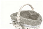 Cesta Mimbre Oval 25x19 cm