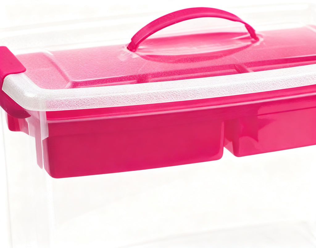 CAJA Nº 34 22 L CON BANDEJA ROSA