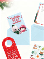 Set de Papelería para Carta Navideña