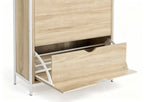 Mueble Zapatero 2 Niveles Madera-Metal Moblekit