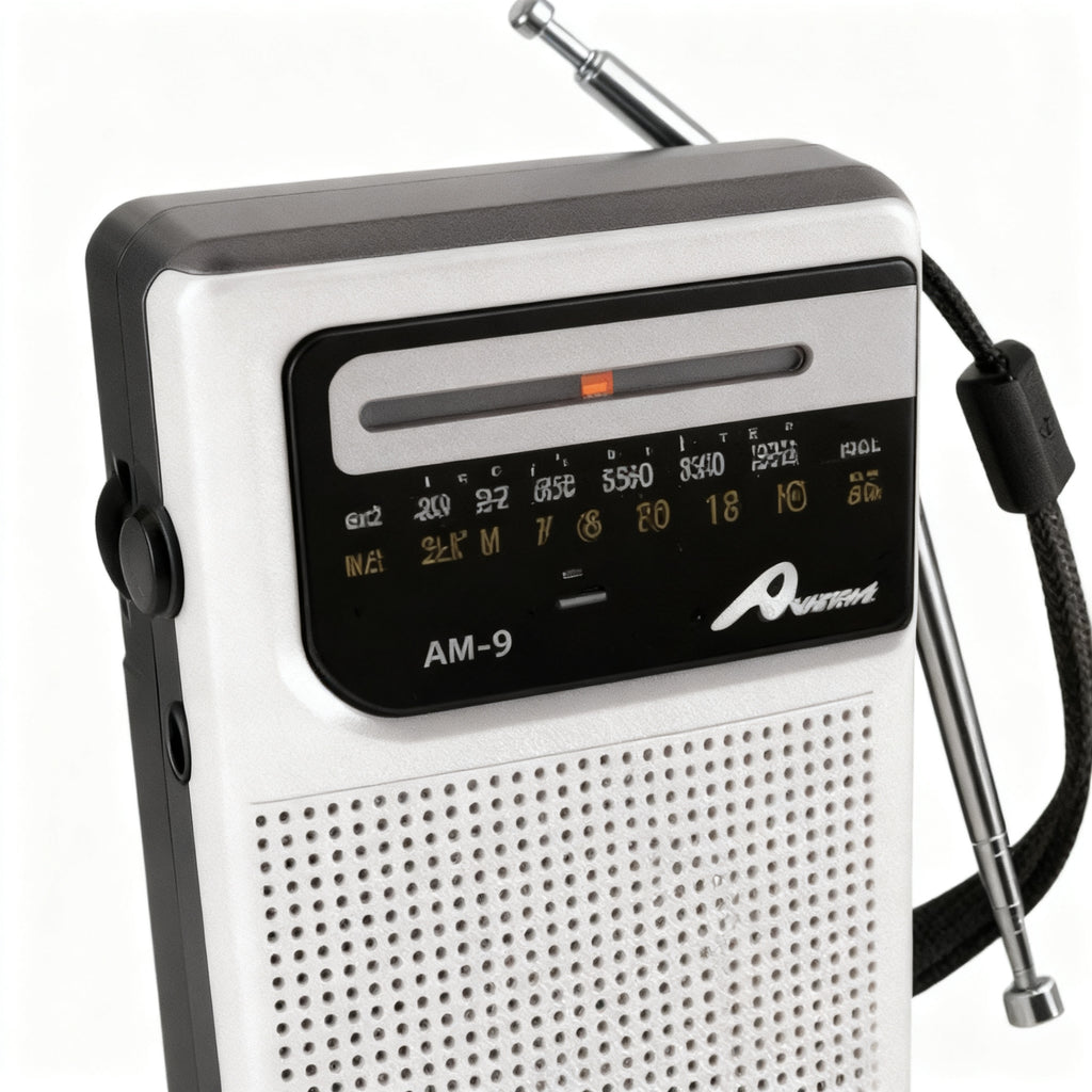 Radio AM/FM MK-9 PLATA Portátil