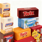 LOTE 4+2 TWIX SNICKER CREAM M&M MALTESER BOUNTY