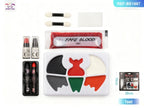 Set de Maquillaje: Sangre Falsa, Murciélago, 6 Colores